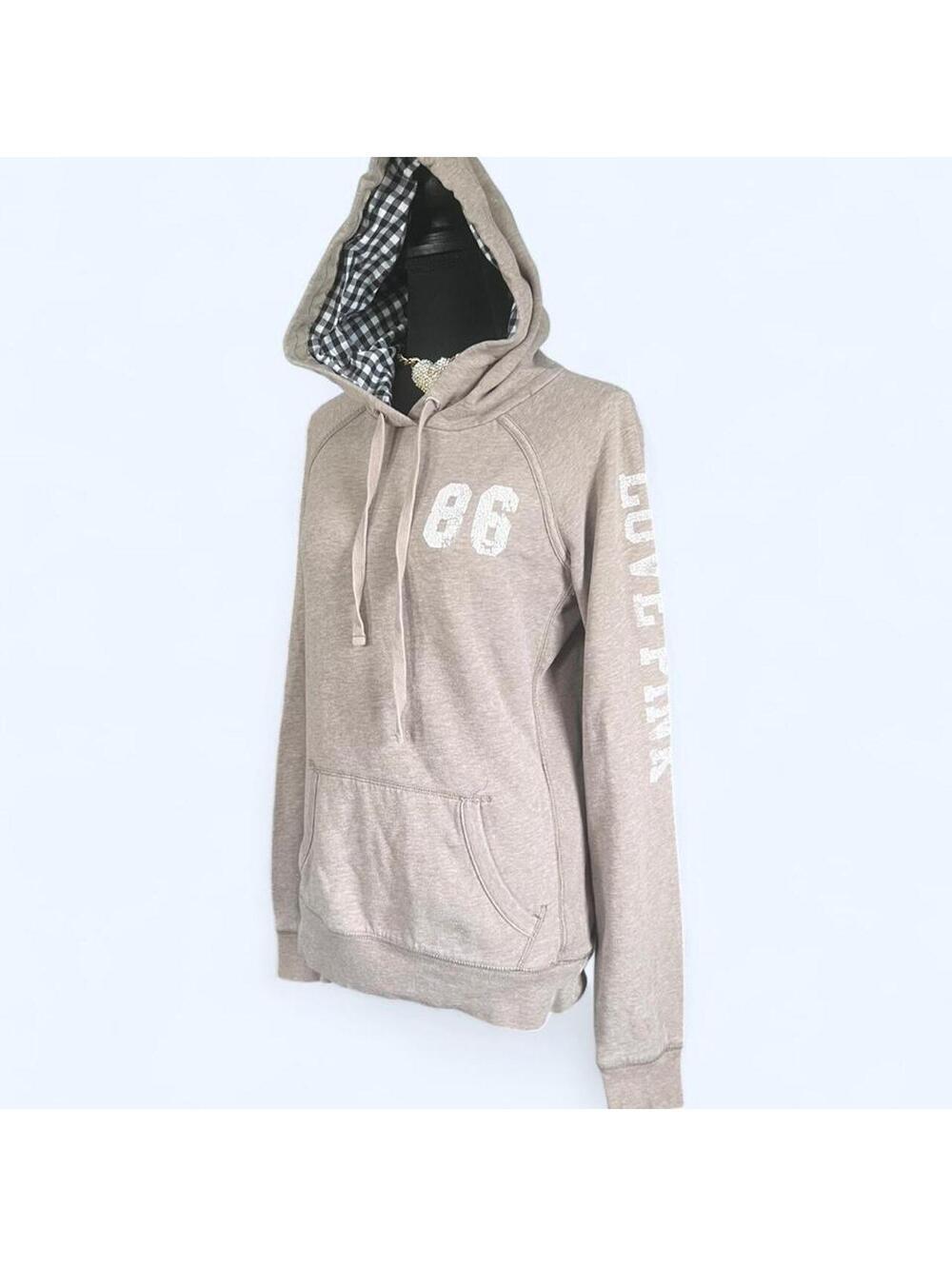Vintage Y2K Victoria’s Secret PINK Big Heart Mountain Hoodie Size Small - Picture 5 of 6
